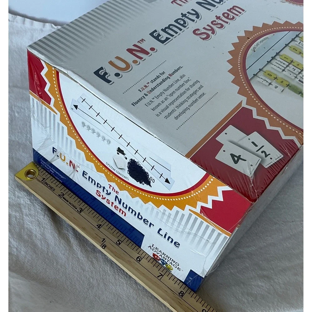 Learning Advantage F.U.N. Empty Number Line System Math Manipulative Grades‎ K-8